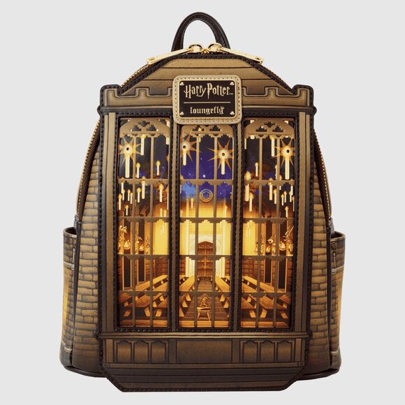 Loungefly Handbags - Loungefly Harry Potter Hogwarts Great Hall ✨LIGHT UP✨Mini Backpack